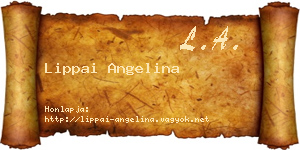 Lippai Angelina névjegykártya